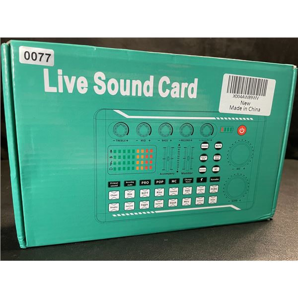 1 Live Sound Card - New