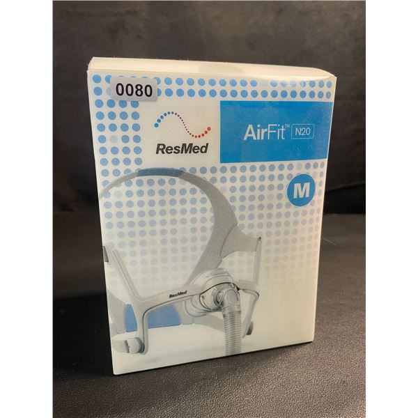 1 ResMed AirFit N20 Nasal CPAP Mask for CPAP Machines/Sleep Apnea - Size M - Brand New!