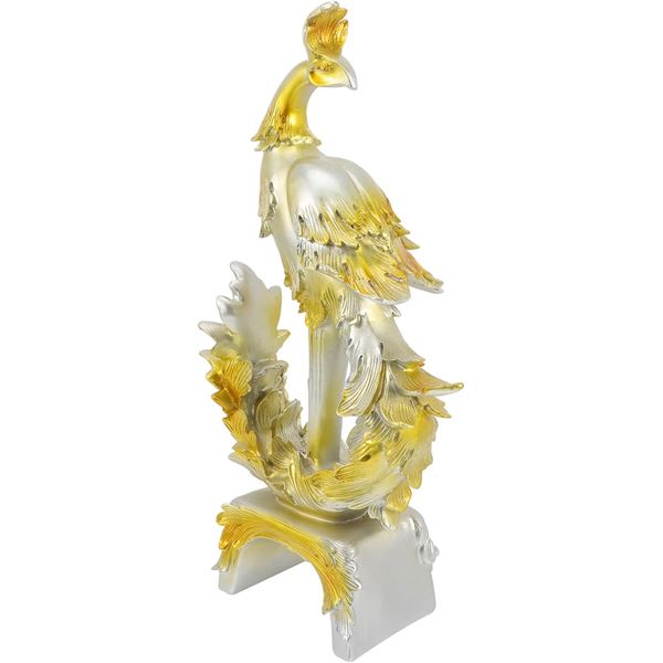 1 Phoenix Statue - Standing Phoenix Sculpture/Figurine - Stands 14.5" Tall - New in Box
