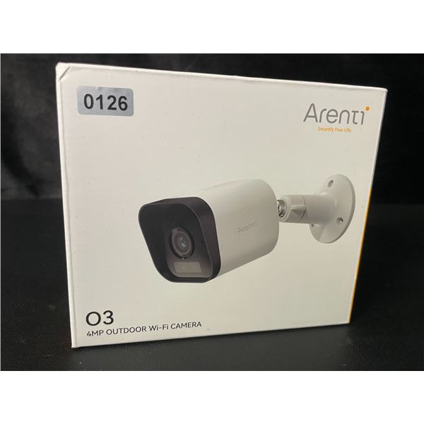 1 Arenti O3 4MP Outdoor WiFi Smart Security Camera - Brand New!