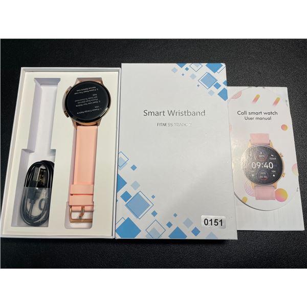 1 Smart Watch/Fitness Activity Tracker Watch - Pink - Brand New