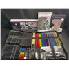 Image 2 : 1 Hiforny 100PC Drawing & Sketching Set - Artist Quality/Professional Level Art Supply Set - New!