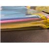 Image 3 : 2 Multi-Packs of A4 Zipper Mesh Storage Pouches - Great for School/Home/Office - 24PCS Per Pack! New