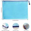 Image 4 : 2 Multi-Packs of A4 Zipper Mesh Storage Pouches - Great for School/Home/Office - 24PCS Per Pack! New