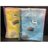 Image 2 : 2 Multi-Packs of A4 Zipper Mesh Storage Pouches - Great for School/Home/Office - 24PCS Per Pack! New