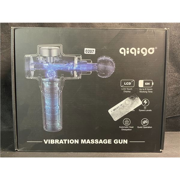 1 Handheld Deep-Tissue Massage Gun Kit - New