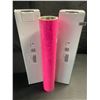 Image 2 : 2 Rolls of Neon Pink Permanent Adhesive Vinyl - 12" x 6FT Rolls - For DIY Crafts/Decor - Brand New!