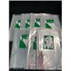 Image 1 : 7 Packs of Clear Cellophane Storage Bags - 25PCS Each - 12" x 17" Size - New