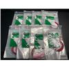 Image 1 : 8 Packs of Clear Cellophane Storage Bags - 50PCS Each - 6" x 9" Size - New