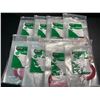 Image 1 : 8 Packs of Clear Cellophane Storage Bags - 50PCS Each - 6" x 9" Size - New