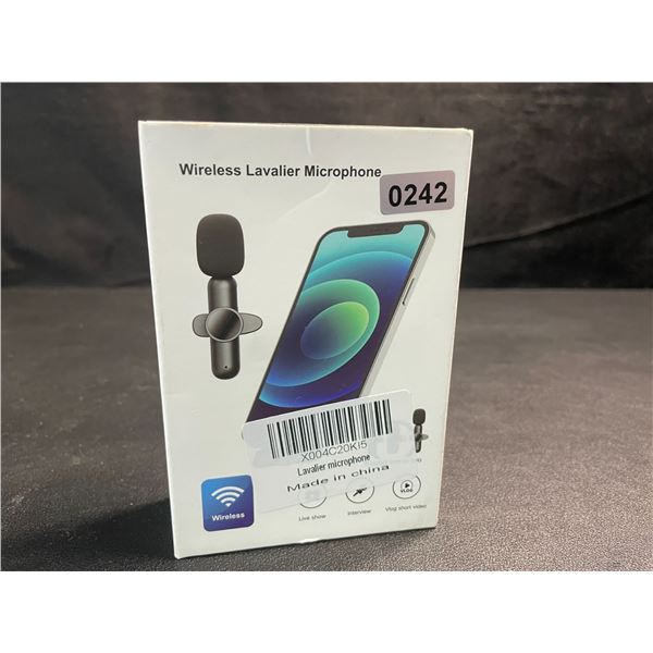 1 2-Pack of Wireless Lavalier Microphones for iPhone (Lightning Connector*) - New!