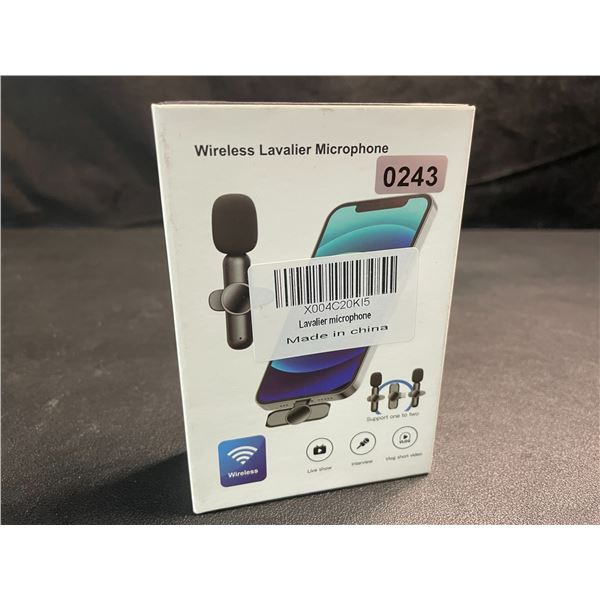 1 2-Pack of Wireless Lavalier Microphones for iPhone (Lightning Connector*) - New!