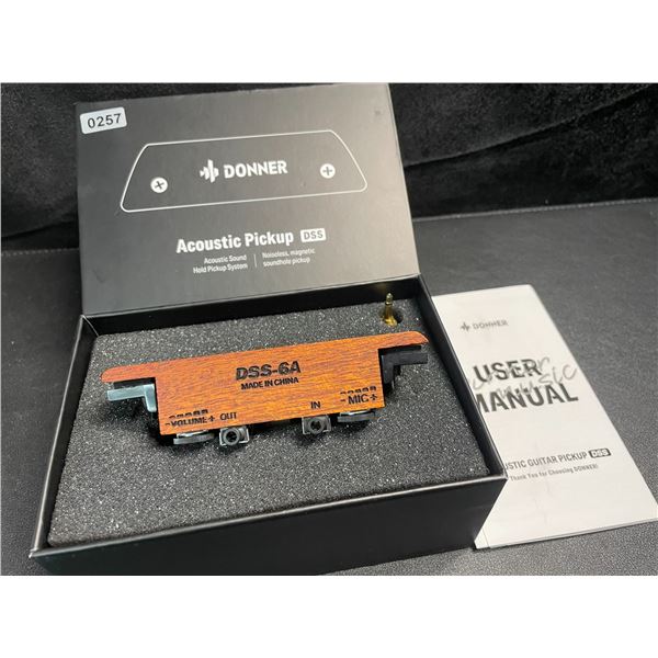 1 Donner DSS-6A  Acoustic Guitar Pickup - New