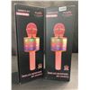 Image 1 : 2 Handheld Wireless Microphones/Karaoke Microphones (Model: WS-858L) - Brand New!