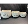 Image 1 : 3PC Cute Cat Ceramic Planter Pots Set - New