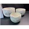 Image 2 : 3PC Cute Cat Ceramic Planter Pots Set - New