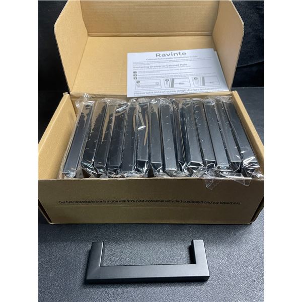 1 Box of Ravinte Cabinet Hardware Square Cabinet Handles/Draw Pulls - 30 Pack - 4" Size - New