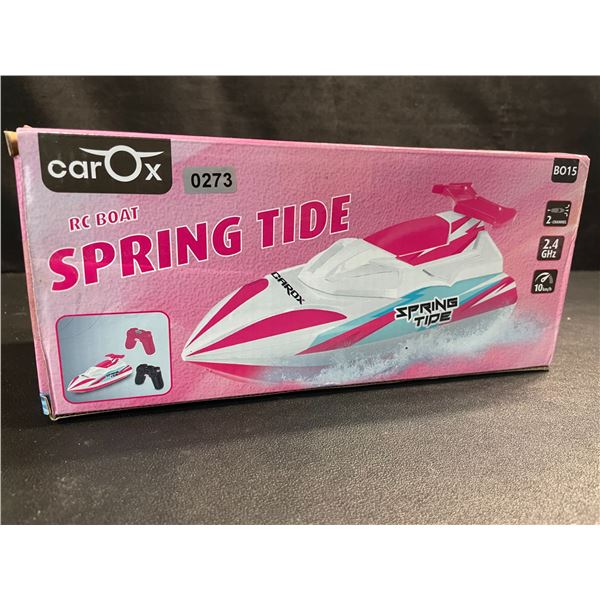 1 R/C Boat "Spring Tide" - Remote Control Boat Toy for Kids - New