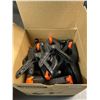 Image 2 : 1 Box of 20PC Mini Spring Clamps - 3.5" Size - New