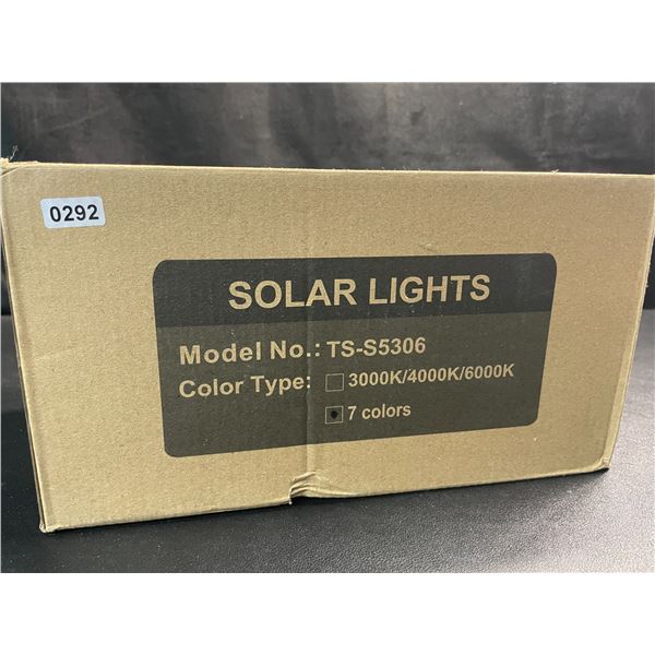 4-Pack of Solar Post Lights for Lawn/Gardens - New