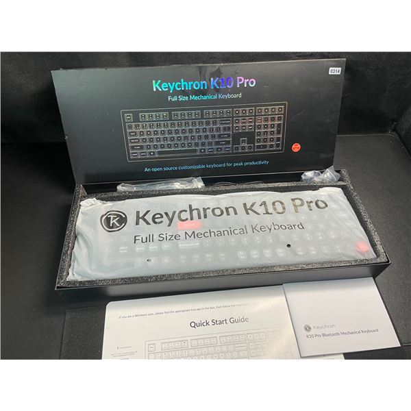 1 Keychron K10 Pro Full Size Mechanical Keyboard - New in Box!