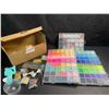 Image 1 : 1 Large Bead/Jewelry Making Crafting Kit with Assorted Coloured Beads/Findings - New!