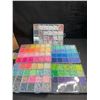 Image 2 : 1 Large Bead/Jewelry Making Crafting Kit with Assorted Coloured Beads/Findings - New!