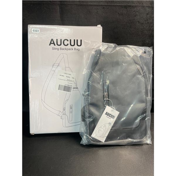 1 Sling Backpack/Crossbody Bag for Men - Grey - New