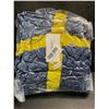 Image 3 : 1 Fantaslook Oversized Wearable Hoodie Blanket- Quarter-Zip; Sherpa - Blue - New (Vacuum Sealed)