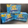 Image 1 : 3 Boxes of Snuggle Cuddle-Up Fresh Dryer Sheets - 200 Sheets Per Box - New Sealed