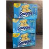 Image 1 : 3 Boxes of Snuggle Cuddle-Up Fresh Dryer Sheets - 120 Sheets Per Box - New Sealed
