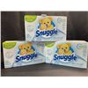 Image 1 : 3 Boxes of Snuggle Free & Soft Dryer Sheets; Free of Perfumes/Dyes - 120 Sheets Per Box - New Sealed