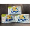 Image 1 : 3 Boxes of Snuggle Free & Soft Dryer Sheets; Free of Perfumes/Dyes - 120 Sheets Per Box - New Sealed