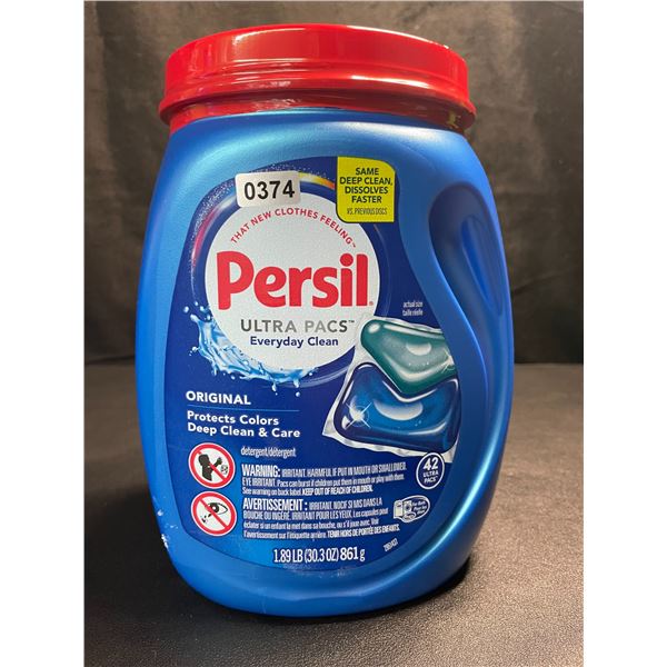1 Tub of Persil Original Ultra Pacs Everyday Clean Laundry Detergent Pods;1.89lb/42 Ultra Pacs - New