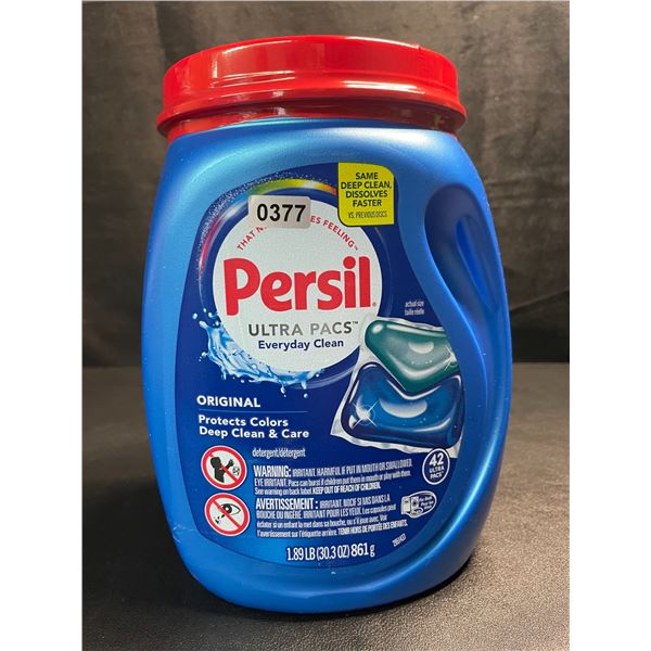 1 Tub of Persil Original Ultra Pacs Everyday Clean Laundry Detergent Pods;1.89lb/42 Ultra Pacs - New