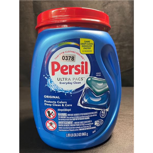 1 Tub of Persil Original Ultra Pacs Everyday Clean Laundry Detergent Pods;1.89lb/42 Ultra Pacs - New