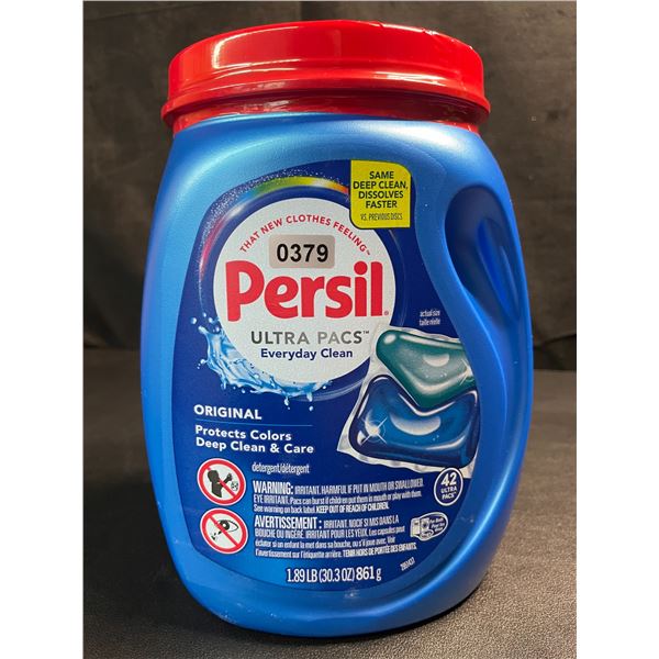 1 Tub of Persil Original Ultra Pacs Everyday Clean Laundry Detergent Pods;1.89lb/42 Ultra Pacs - New