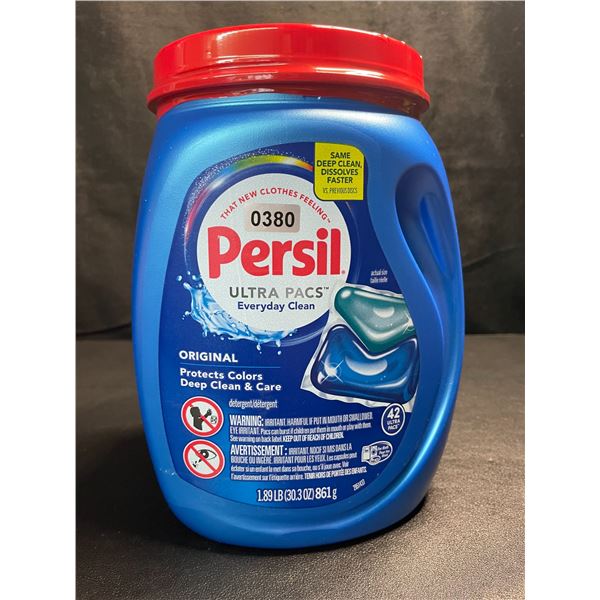 1 Tub of Persil Original Ultra Pacs Everyday Clean Laundry Detergent Pods;1.89lb/42 Ultra Pacs - New
