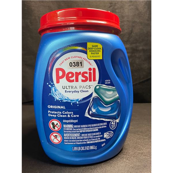 1 Tub of Persil Original Ultra Pacs Everyday Clean Laundry Detergent Pods;1.89lb/42 Ultra Pacs - New