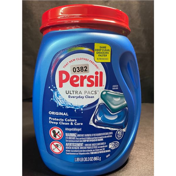1 Tub of Persil Original Ultra Pacs Everyday Clean Laundry Detergent Pods;1.89lb/42 Ultra Pacs - New
