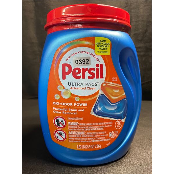 1 Tub of Persil Oxi+Odor Power Ultra Pacs Laundry Detergent Pods;1.62lb (32 Ultra Pacs) - New