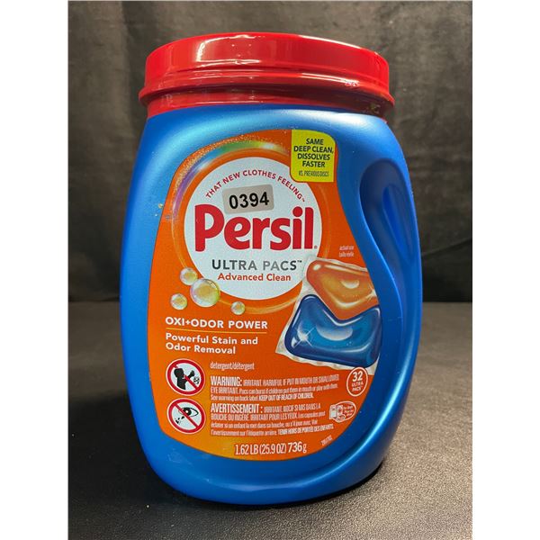 1 Tub of Persil Oxi+Odor Power Ultra Pacs Laundry Detergent Pods;1.62lb (32 Ultra Pacs) - New