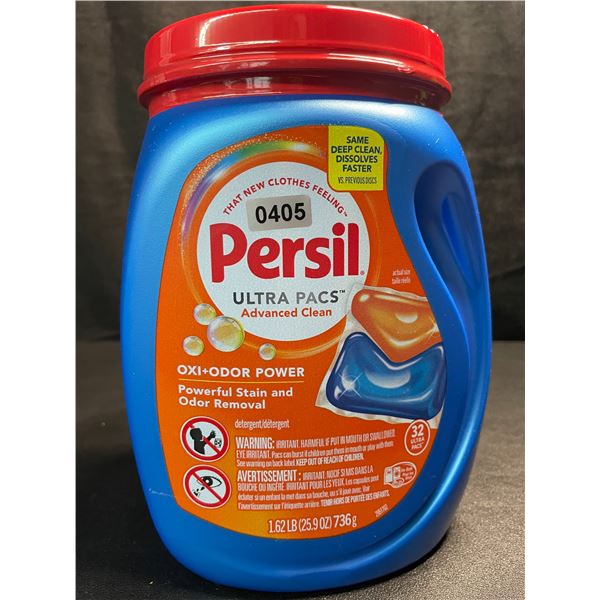 1 Tub of Persil Oxi+Odor Power Ultra Pacs Laundry Detergent Pods;1.62lb (32 Ultra Pacs) - New