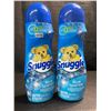 Image 1 : 2 Bottles of Snuggle Blue Sparkle In-Wash Scent Booster Crystals - 1.31LB (595g Each) - New Sealed