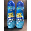 Image 1 : 2 Bottles of Snuggle Blue Sparkle In-Wash Scent Booster Crystals - 1.31LB (595g Each) - New Sealed