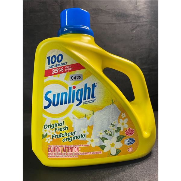 1 Large Bottle of Sunlight Original Fresh Liquid Laundry Detergent - 4.0L - Brand New!