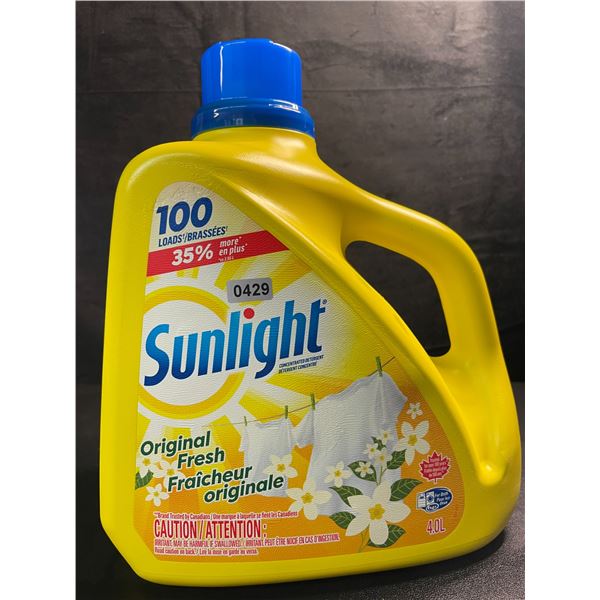 1 Large Bottle of Sunlight Original Fresh Liquid Laundry Detergent - 4.0L - Brand New!