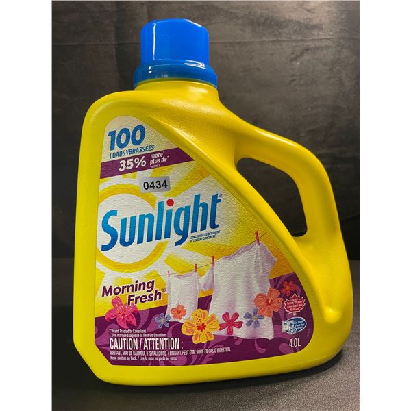 1 Large Bottle of Sunlight Morning Fresh Liquid Laundry Detergent - 4.0L - Brand New!