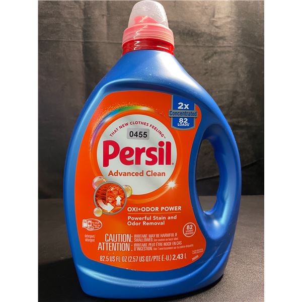 1 Bottle of Persil Advanced Clean Oxi+Odor Power Concentrated Liquid Laundry Detergent - 2.43L - New