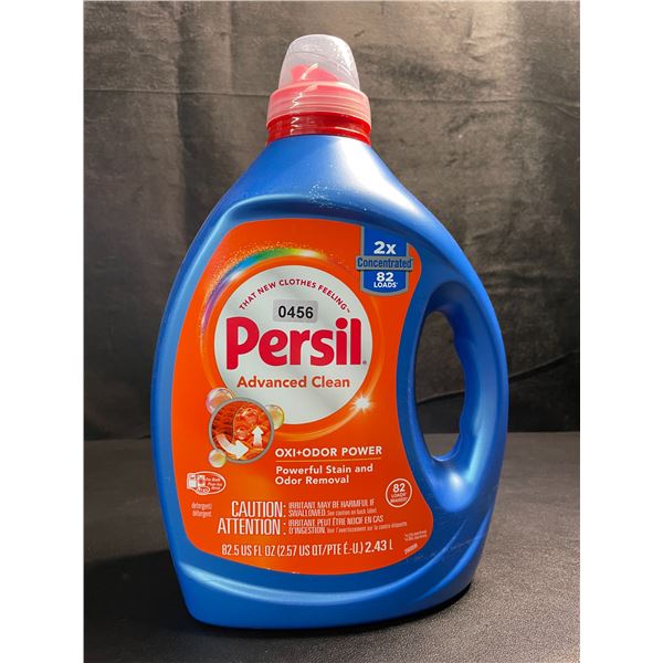 1 Bottle of Persil Advanced Clean Oxi+Odor Power Concentrated Liquid Laundry Detergent - 2.43L - New